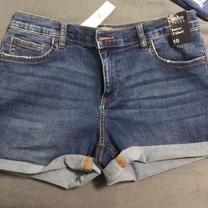 New York and Co Soho denim shorts
